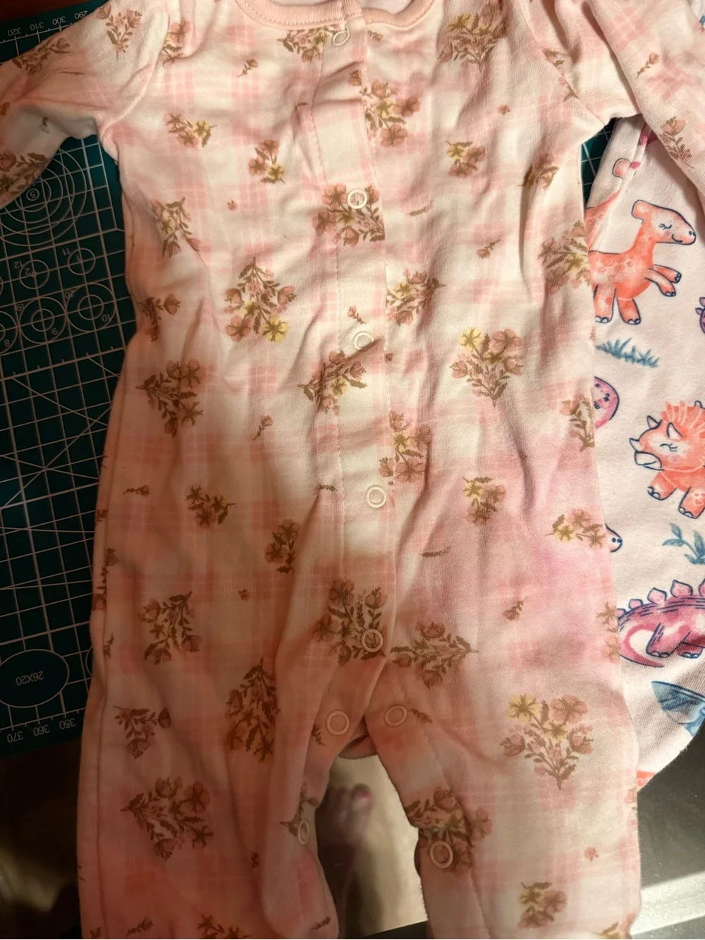 Gerber Pink Floral & Sunflower Mixed Baby Pajama Set